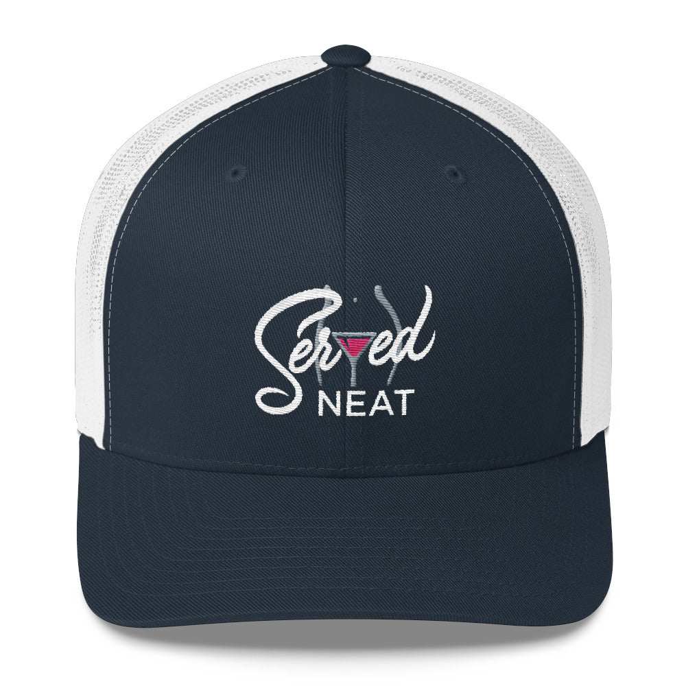 Served Neat Trucker Cap (Dark)