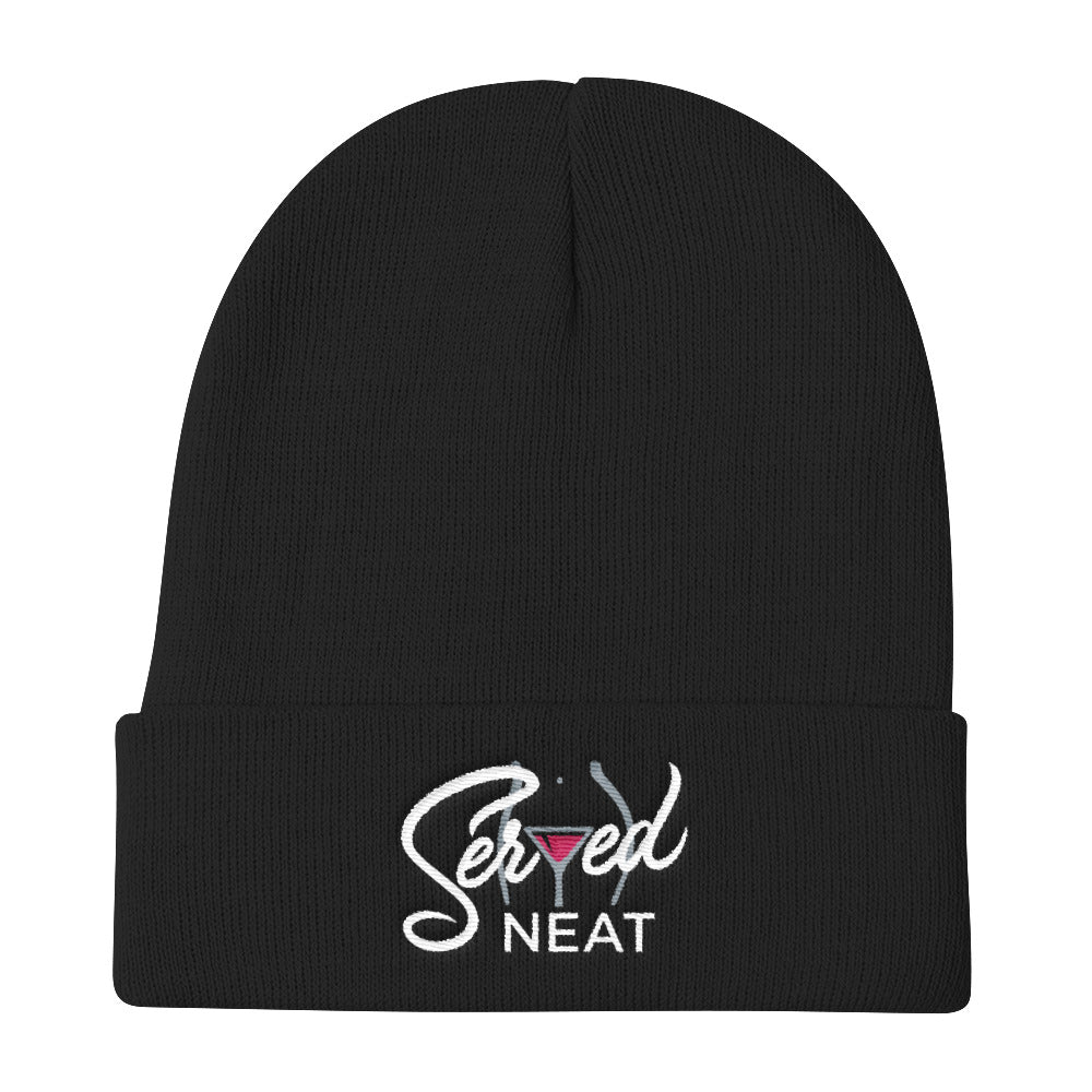 Served Neat Knit Beanie