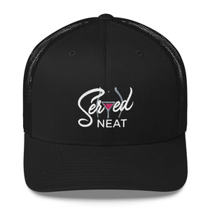 Served Neat Trucker Cap (Dark)