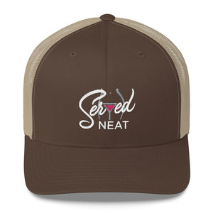 Served Neat Trucker Cap (Dark)